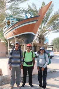 Due to the efforts of three retirees of Hormozgan province was done; 260 km walk on Qeshm UGGp route