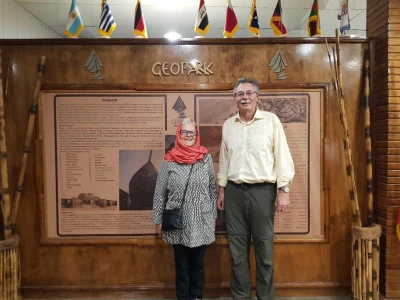 Prof. Roland Oberhansli, Member of the UNESCO Global Geoparks Council in Qeshm Island UNESCO Global Geopark: Geosite Visiting 